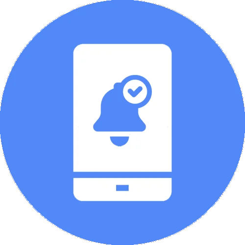 Mobile Announcement notification and messaging icon