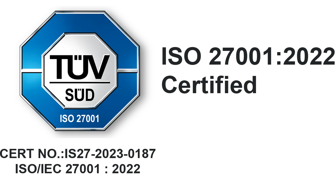 ISO/IEC 27001 Information Security Management certification mark